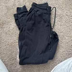 Black alphalete joggers